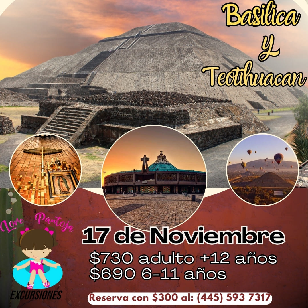 🔺la Basilica, Y Las Piramides De Teotihuacan..🔺Img2