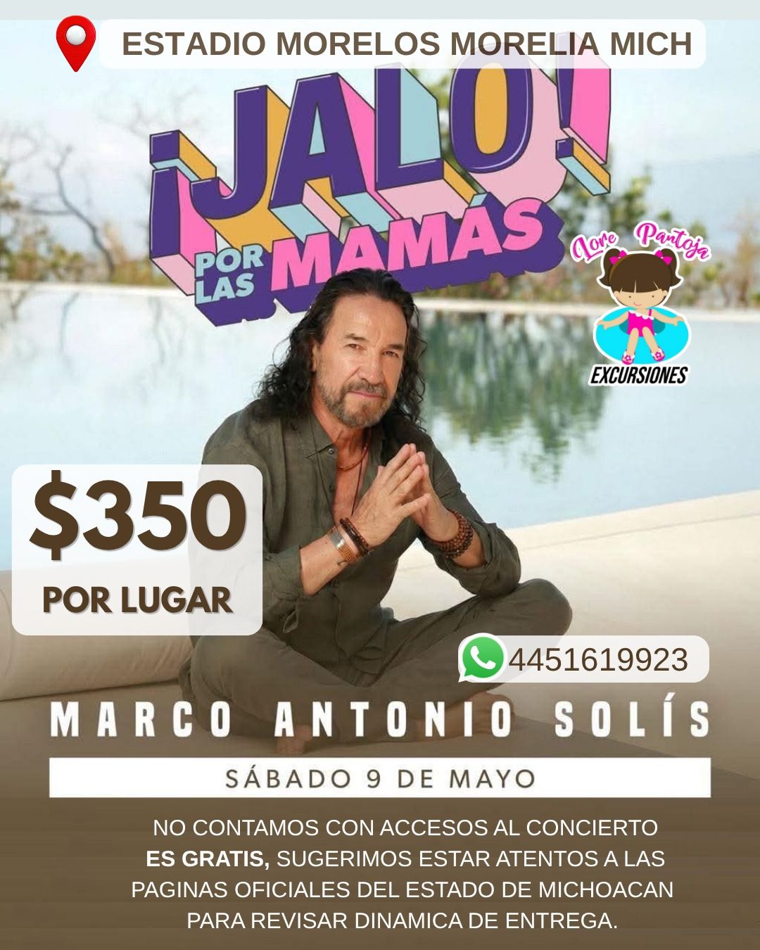 Traslado A Concierto De Marco Antonio Solis 09 De Mayo 