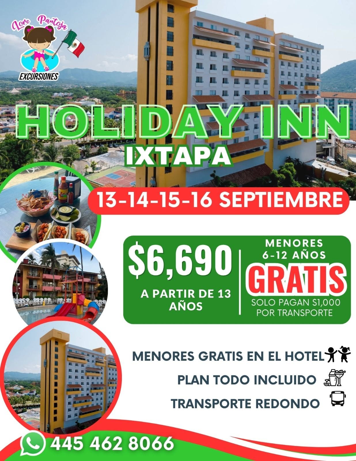 Holiday Inn Ixtapa 13 Al 16 Septiembre 2026